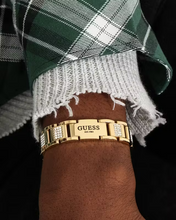 Load image into Gallery viewer, GUESS 15MM FRONTIER CRYSTAL BRACELET UMB79006