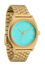 Load image into Gallery viewer, Nixon Time Teller Gold / Turquoise / Gold