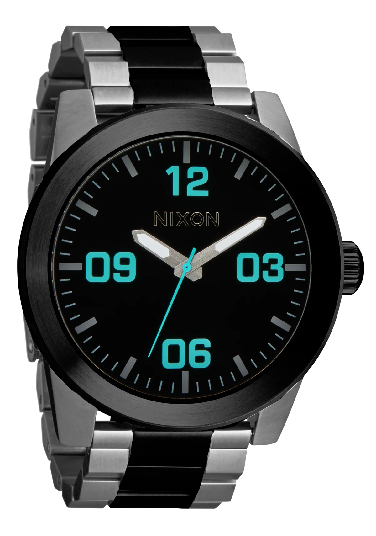 Nixon Corporal SS Silver / Gunmetal