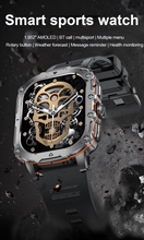 Load image into Gallery viewer, Broadway GK72 Silver Rectangle Stylish Sport Watch Amoled Screen Smartwatch