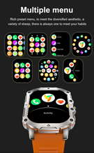 Load image into Gallery viewer, Broadway GK72 Silver Rectangle Stylish Sport Watch Amoled Screen Smartwatch