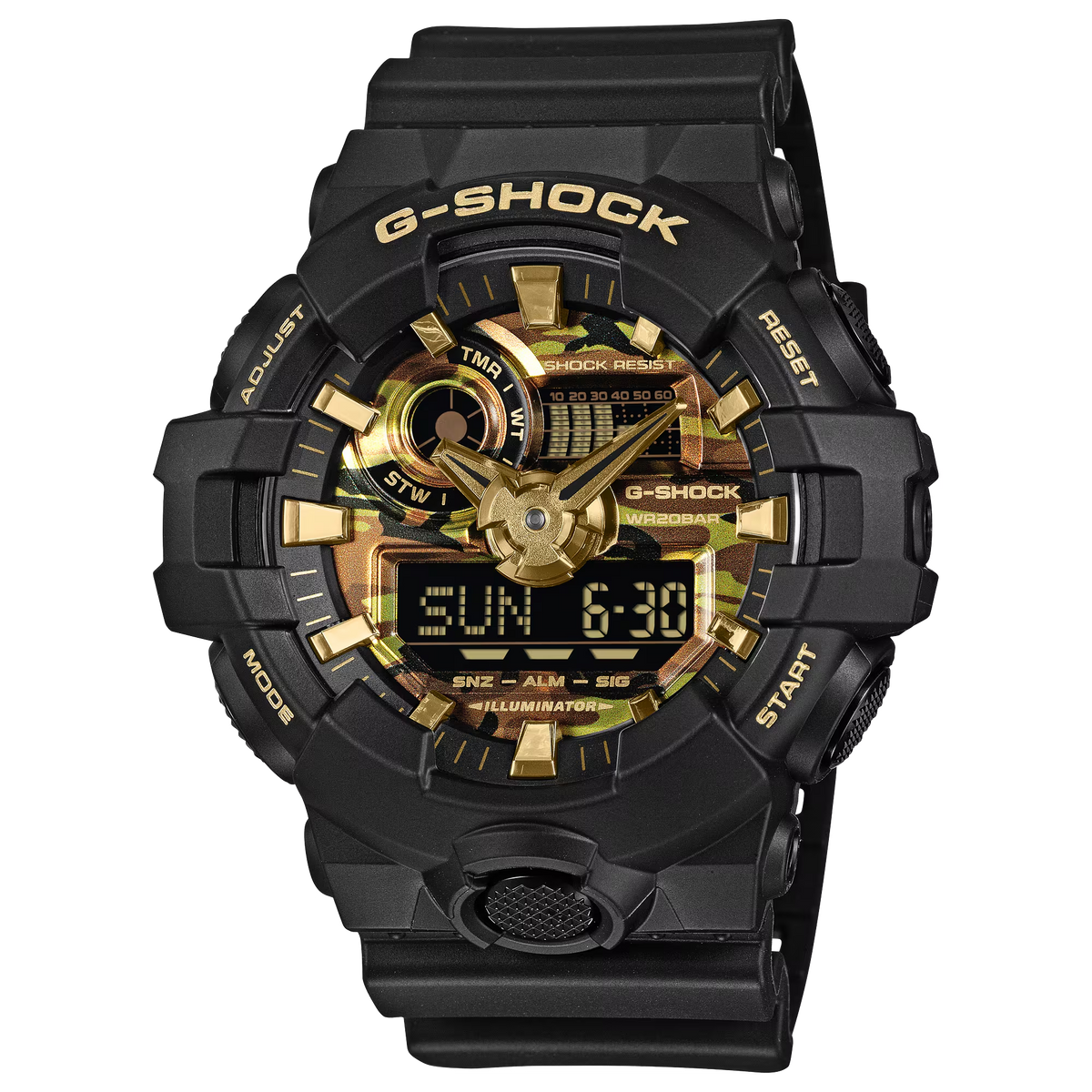 GA-700CF-1A Black/Gold Camo G-Shock