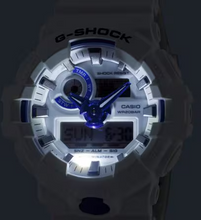Load image into Gallery viewer, GA700HDS-7A G Shock White/Blue Analog-Digital Watch