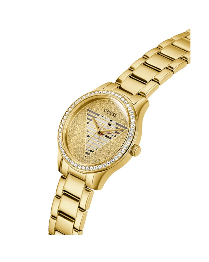 Guess Lady Idol Gold Tone Stainless Steel Bracelet Watch – GW0605L2