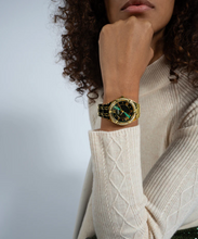 Load image into Gallery viewer, COSMO GREEN DIAL GOLD WOMEN'S WATCH GW0033L8