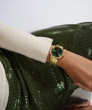 Load image into Gallery viewer, COSMO GREEN DIAL GOLD WOMEN'S WATCH GW0033L8