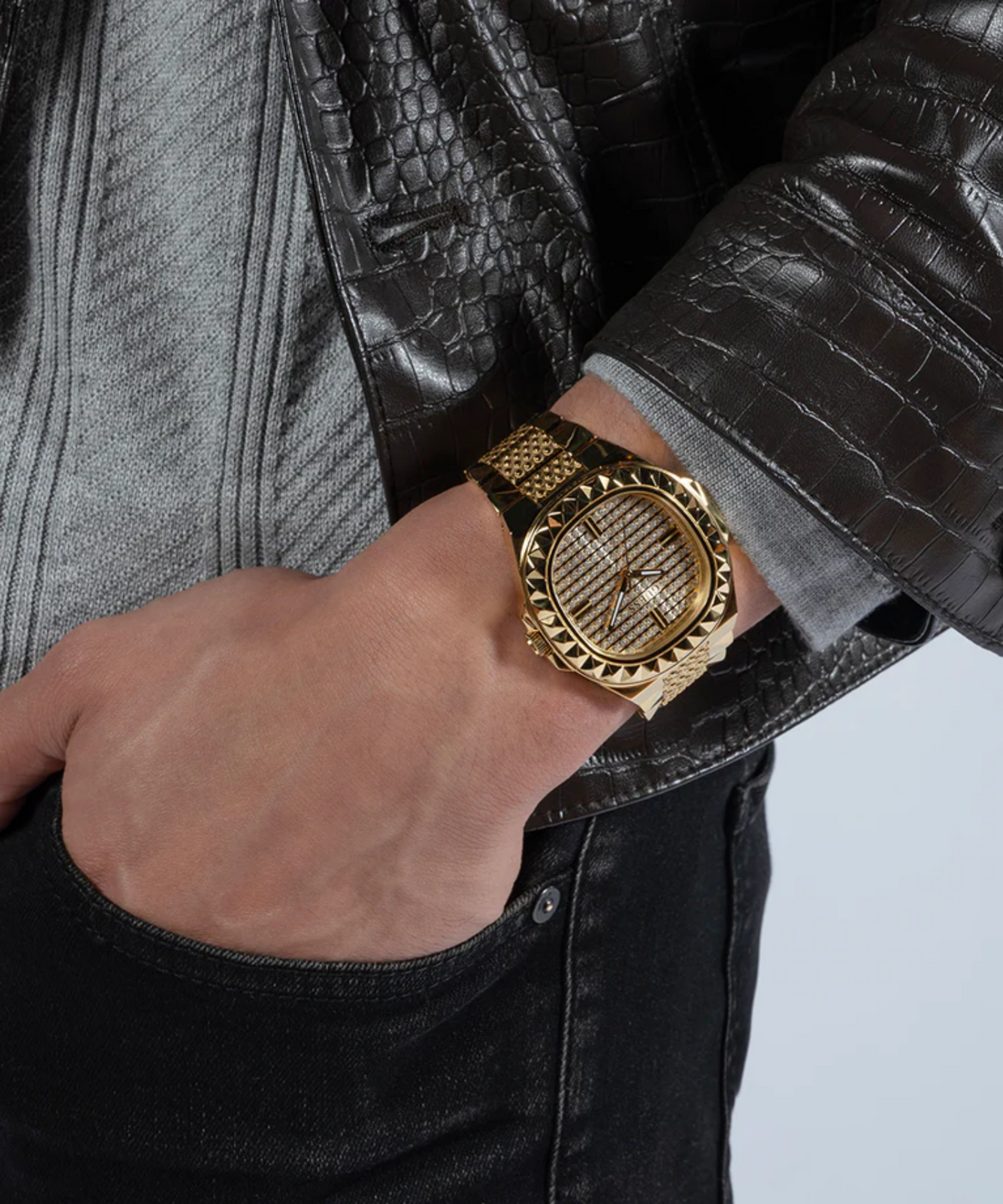 Guess GW0622G1 Gold Rebel Crystal Watch