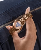 Load image into Gallery viewer, GUESS LADIES TRI PLAQUE WATCH GW0675L3