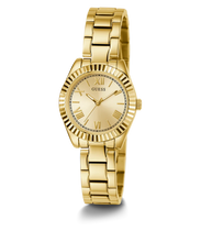 Load image into Gallery viewer, GUESS Ladies Gold Tone Analog Watch