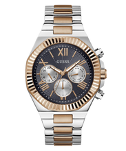 Load image into Gallery viewer, GW0703G4 Equity Men's Watch in Two-tone with Navy Blue Dial