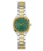 Load image into Gallery viewer, GW0767L4 GUESS Charlotte Green Dial, Gold Tone Watch