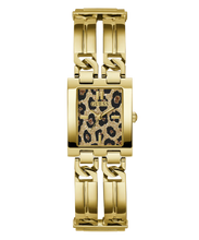 Load image into Gallery viewer, GW0807L2 GUESS Leopard Ladies Gold Tone Analog Watch 40th Anniversary Iconic Animal