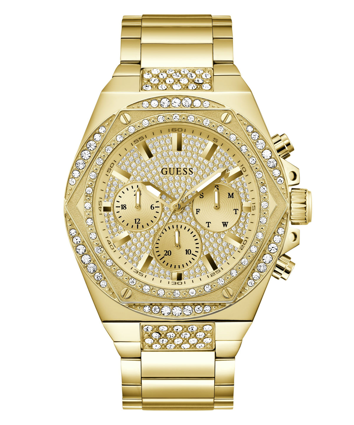 GW0899G2 GUESS Men's Gold Tone Multi-Function Watch