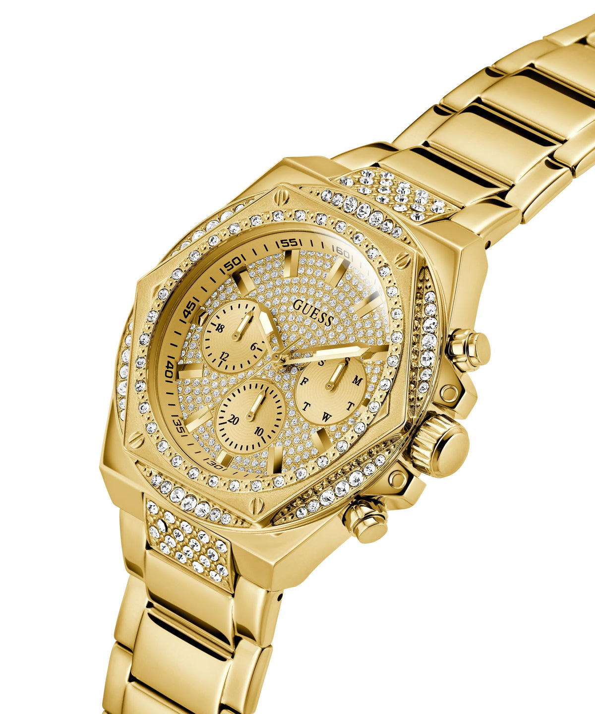 GW0899G2 GUESS Men's Gold Tone Multi-Function Watch