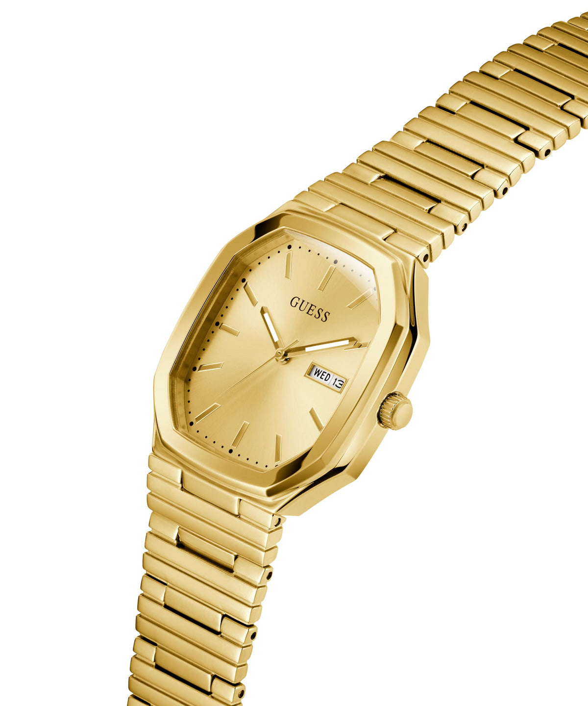 GUESS Gold Tone Date Watch GW0978G2