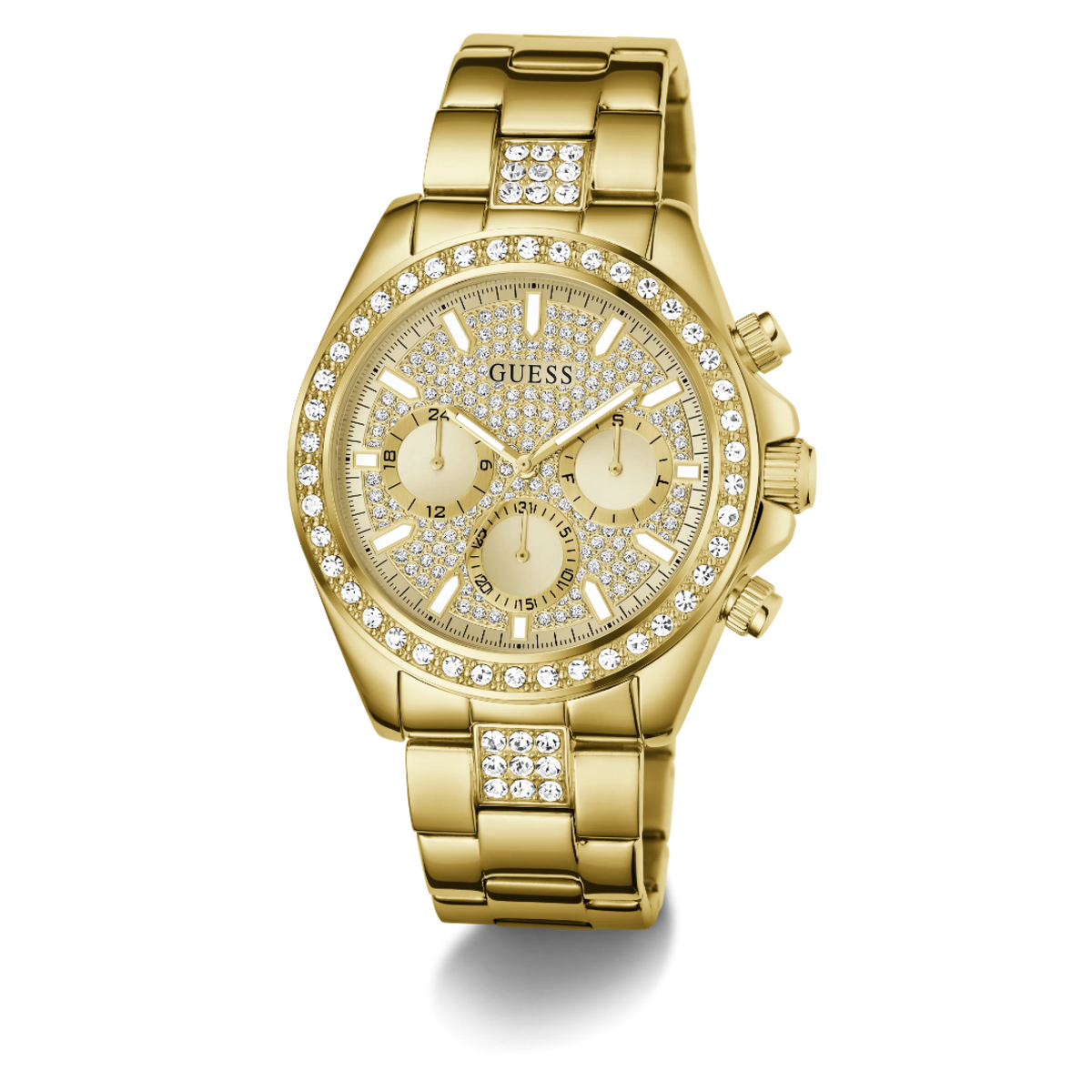 GW1136G2 GUESS Victor Mens Gold-Tone Multifunction Watch
