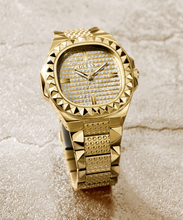 Load image into Gallery viewer, Guess GW0622G1 Gold Rebel Crystal Watch