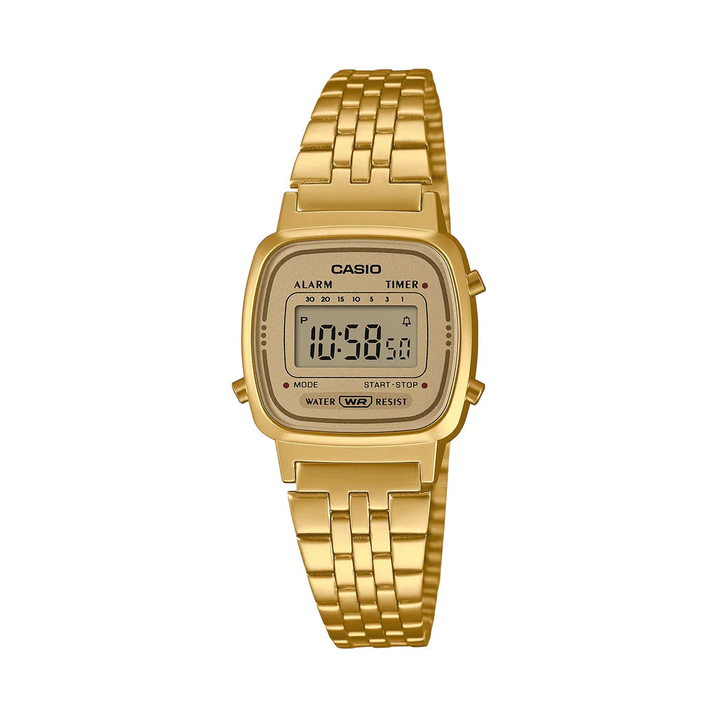 Casio Ladies Gold Digital Watch LA670WETG-9A