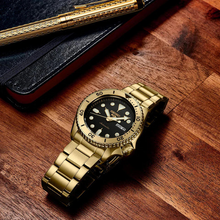 Load image into Gallery viewer, SRPK18J-8 Seiko 5 Gold Tone Sports Watch
