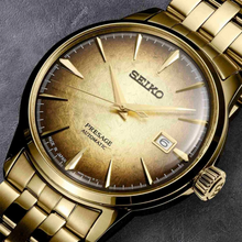 Load image into Gallery viewer, SRPK48J1 SEIKO Presage Cocktail Time Gold Watch