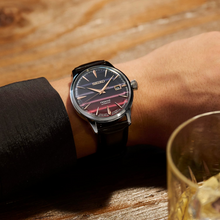Load image into Gallery viewer, Seiko Presage Cocktail Purple Sunset STAR BAR Limited Edition Watch SRPK75J1