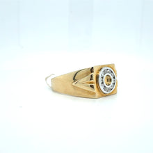 Load image into Gallery viewer, 9ct Gold Circular CZ Cluster Ring