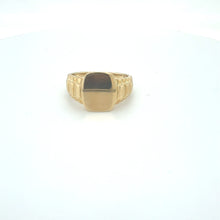 Load image into Gallery viewer, 9ct Yellow Gold Watch-Style Band Signet Ring