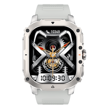 Load image into Gallery viewer, Broadway GK72 Silver Rectangle Stylish Sport Watch Amoled Screen Smartwatch