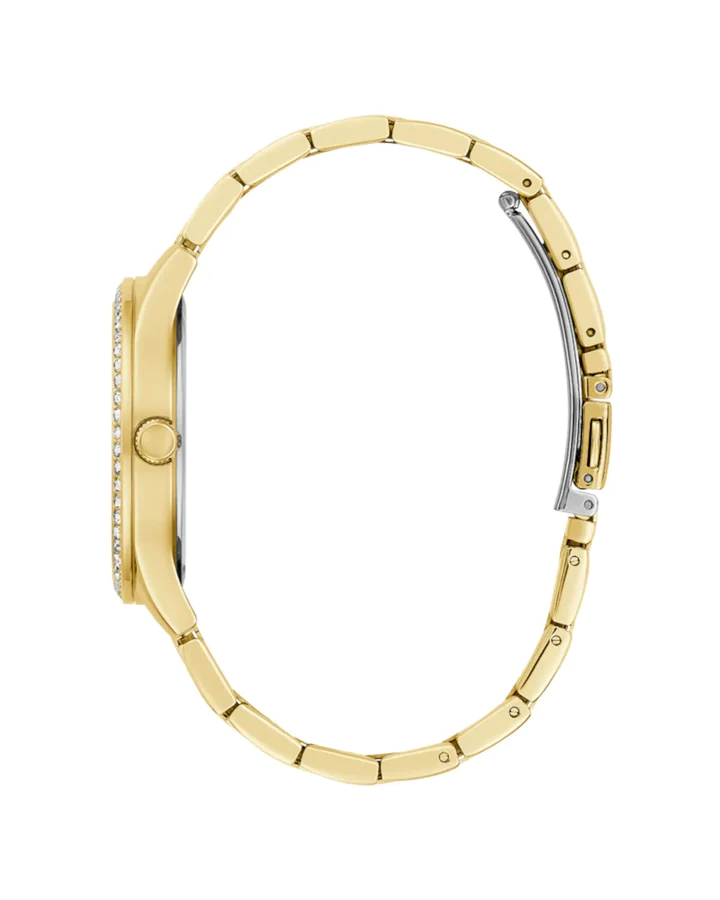 Guess Lady Idol Gold Tone Stainless Steel Bracelet Watch – GW0605L2