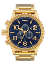Load image into Gallery viewer, Nixon 51-30 Chrono Gold / Blue Sunray / Gold