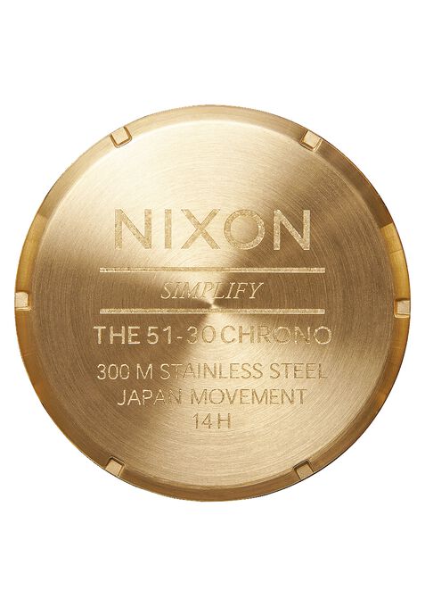 Nixon 51-30 Chrono All Gold / Black
