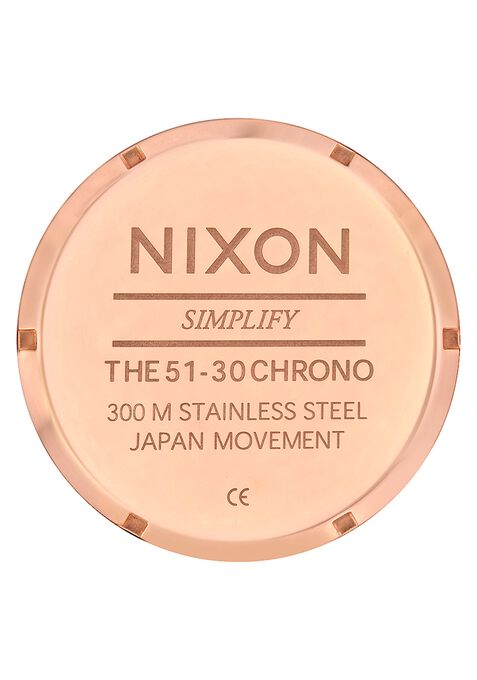 Nixon 51-30 Chrono All Rose Gold