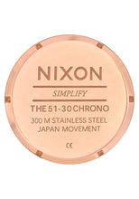 Load image into Gallery viewer, Nixon 51-30 Chrono All Rose Gold