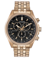 Load image into Gallery viewer, Citizen Rose Gold Steel Eco-Drive Watch BL5563-58E