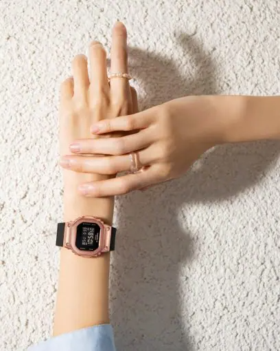 GMS5600PG-1D G-Shock Womens Pink Gold Bezel Watch