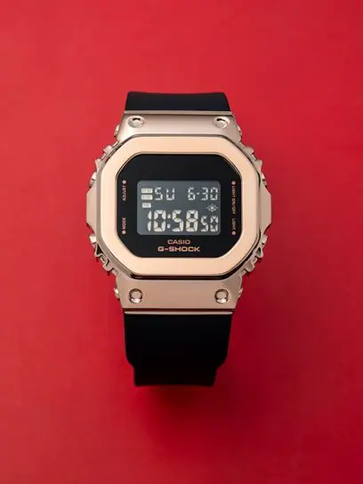 GMS5600PG-1D G-Shock Womens Pink Gold Bezel Watch