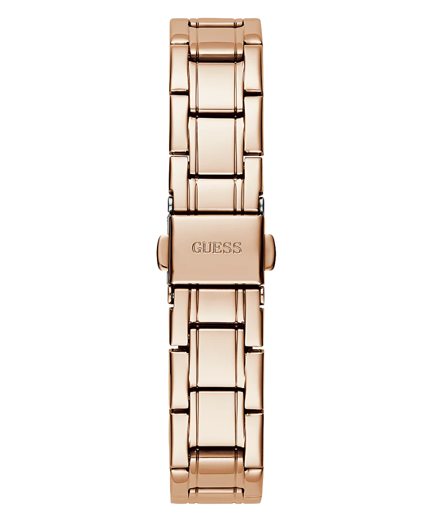 Guess GW0468L3 Ladies Melody Crystal Silver Dial Rose Gold Tone Watch