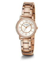 Load image into Gallery viewer, Guess GW0468L3 Ladies Melody Crystal Silver Dial Rose Gold Tone Watch