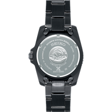 Load image into Gallery viewer, SNE587P1 Seiko Prospex Solar Divers Limited Edition Black Series Night Vision Watch