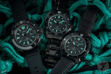Load image into Gallery viewer, SNE587P1 Seiko Prospex Solar Divers Limited Edition Black Series Night Vision Watch