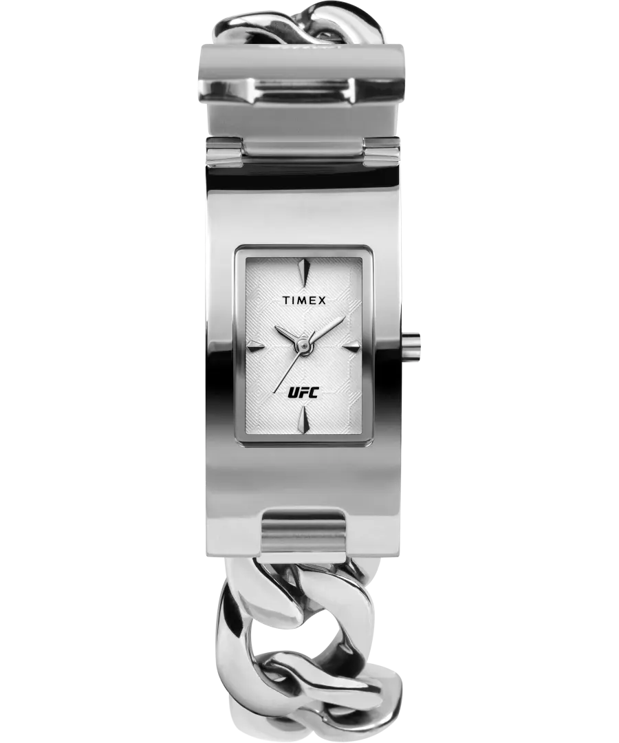 Timex x UFC Championship ID Bracelet Watch Silver TW2V55600