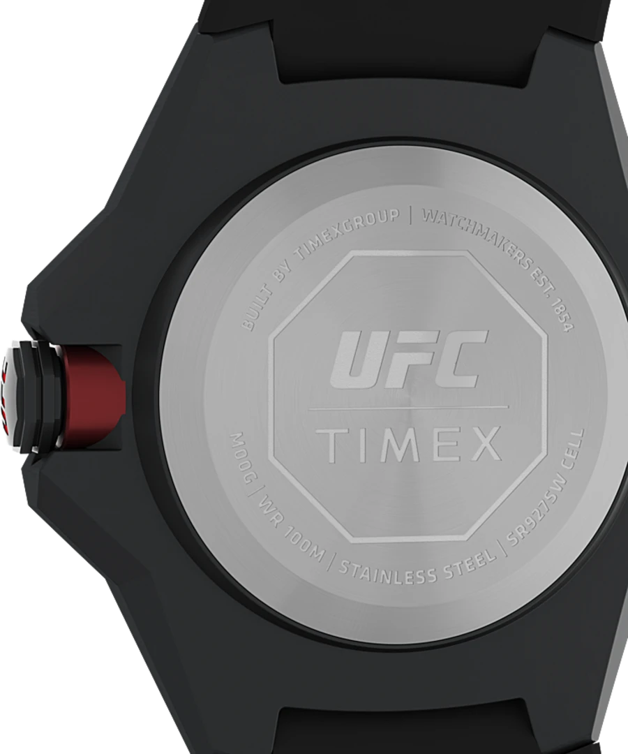 Timex x UFC Pro Black Dial / Black Silicone TW2V57300 Watch
