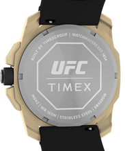 Load image into Gallery viewer, Timex x UFC Icon Chronograph Black Dial / Black Silicone TW2V58500
