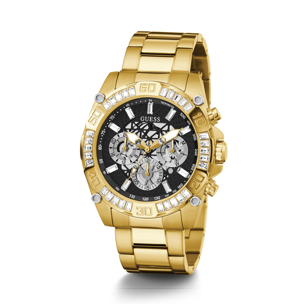 GW0390G2 GUESS TROPHY Multifunction Gold Tone Gent's Watch