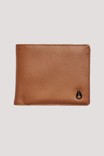 Load image into Gallery viewer, Nixon Pass Vegan Leather Coin Wallet Saddle