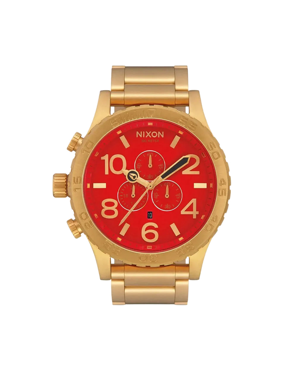 Nixon 51-30 Chrono - Gold / Red Dial