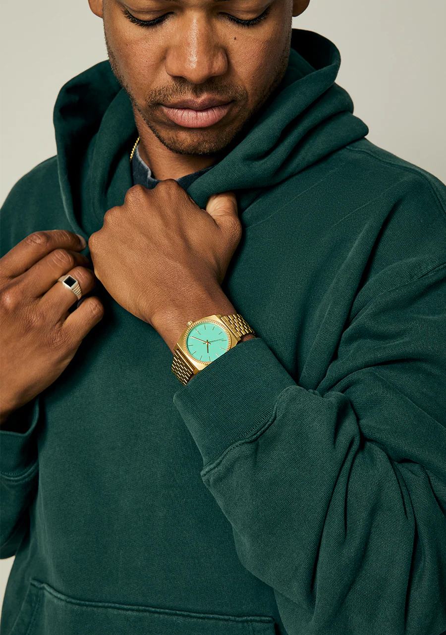 Nixon Time Teller Gold / Turquoise / Gold