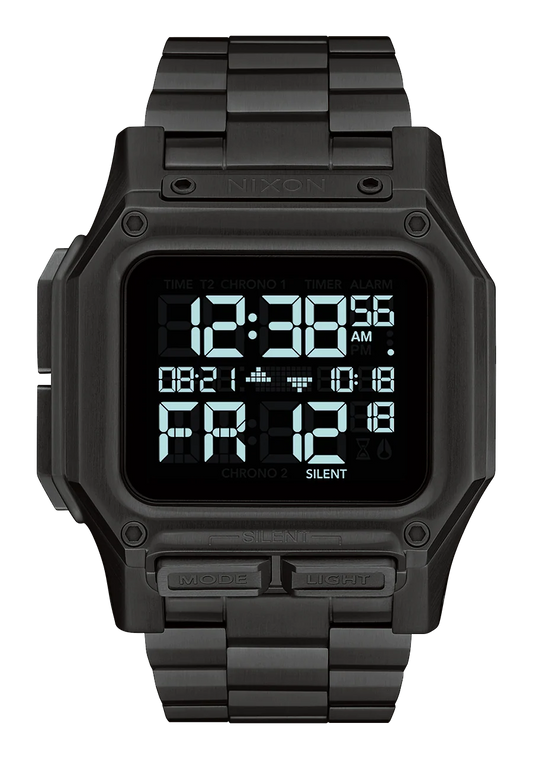 Nixon Regulus Stainless Steel Watch All Black