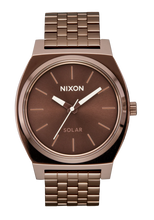 Load image into Gallery viewer, Nixon Time Teller Solar Chocolate / Cappuccino
