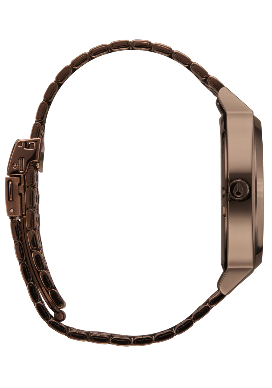 Nixon Time Teller Solar Chocolate / Cappuccino